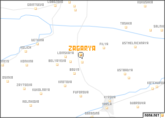 map of Zagar\