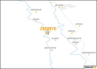 map of Zagar\