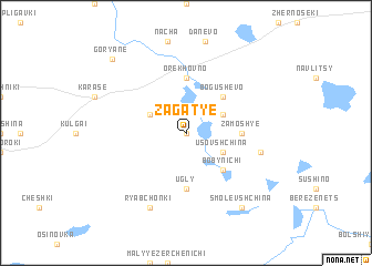 map of Zagatʼye