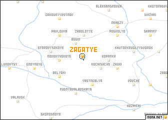 map of Zagatʼye