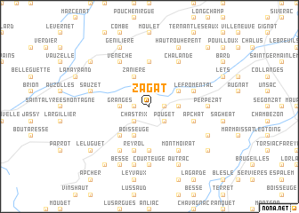 map of Zagat