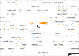 map of Zagelsdorf