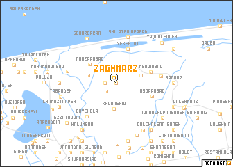 map of Zāgh Marz