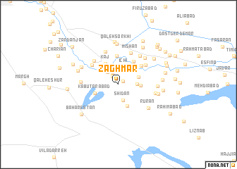 map of Zaghmār