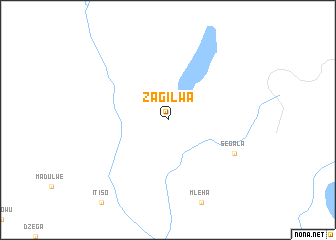 map of Zagilwa