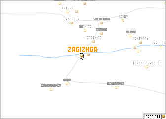 map of Zagizhga