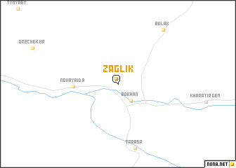 map of Zaglik