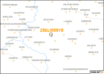 map of Zaglinnaya