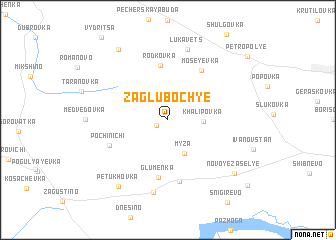 map of Zagluboch\