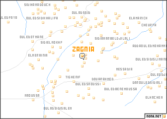 map of Zagnia