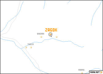 map of Zagok