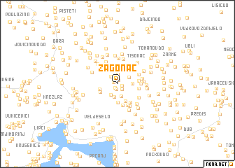 map of Zagonac