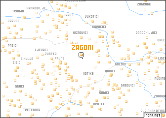 map of Zagoni