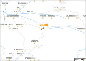 map of Zagon