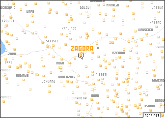 map of Zagora