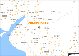 map of (( Zagorë-Isufaj ))