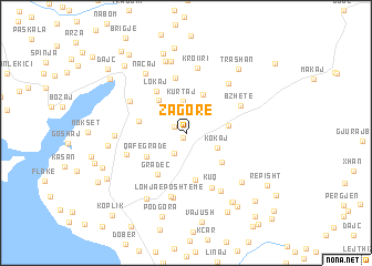 map of Zagorë