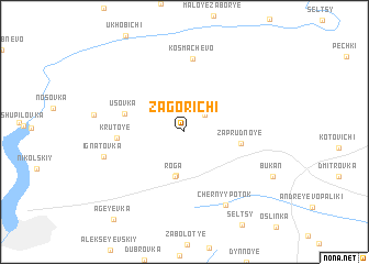 map of Zagorichi