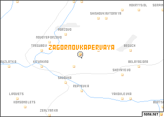 map of Zagornovka Pervaya