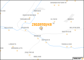 map of Zagornovka