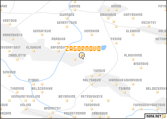 map of Zagornovo