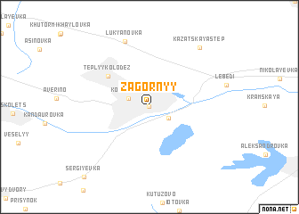 map of Zagornyy