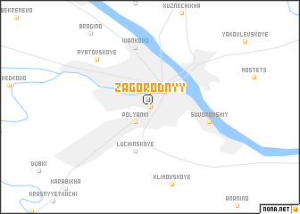 map of Zagorodnyy