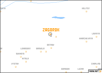 map of Zagorok