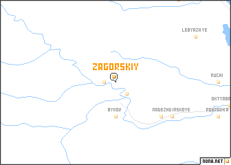 map of Zagorskiy