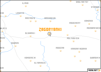 map of Zagoryanki