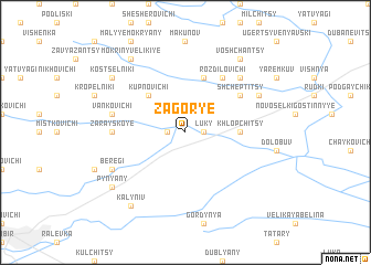 map of Zagorʼye