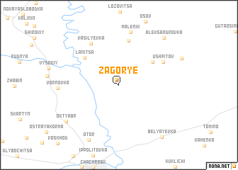 map of Zagorʼye