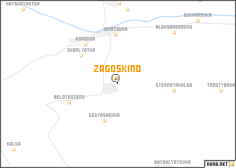 map of Zagoskino