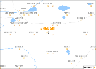 map of Zagoski