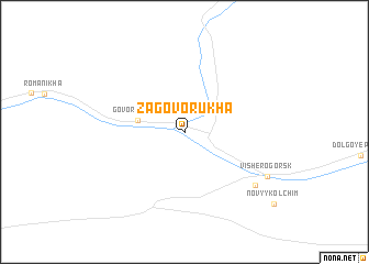 map of Zagovorukha