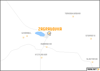 map of Zagradovka