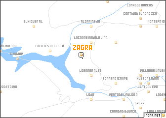 map of Zagra