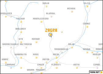 map of Zagra