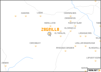 map of Zagrilla