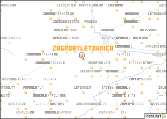 map of Zagrobyłętownica