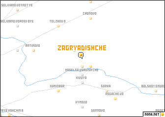 map of Zagryadishche