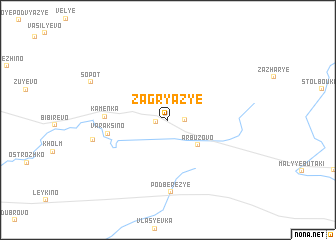 map of Zagryaz\