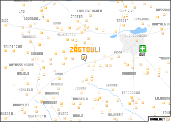 map of Zagtouli