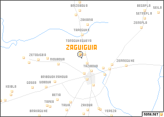 map of Zaguiguia