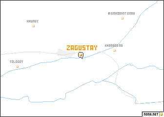 map of Zagustay