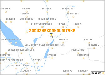 map of Zaguzhe-Konkolʼnitske