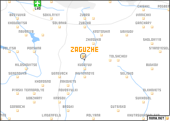 map of Zaguzhe