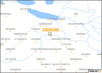 map of Zaguzhe