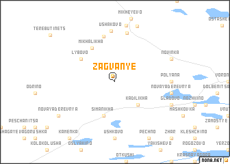 map of Zagvan\