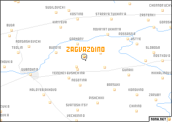 map of Zagvazdino